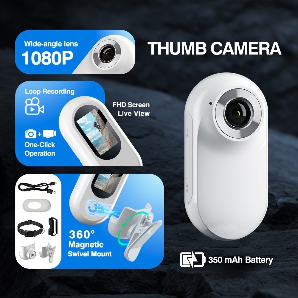 Action Camera 4K - 스포츠 카메라 1080 FHD 헬멧 장착형