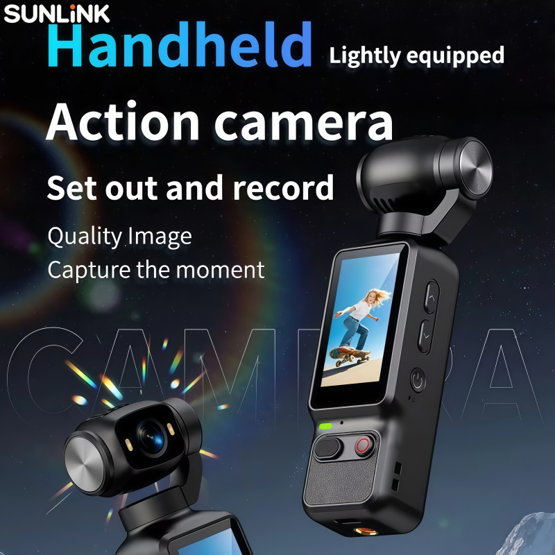 Action Camera 4K - 1pc 핸드헬드 액션 카메라 4K HD