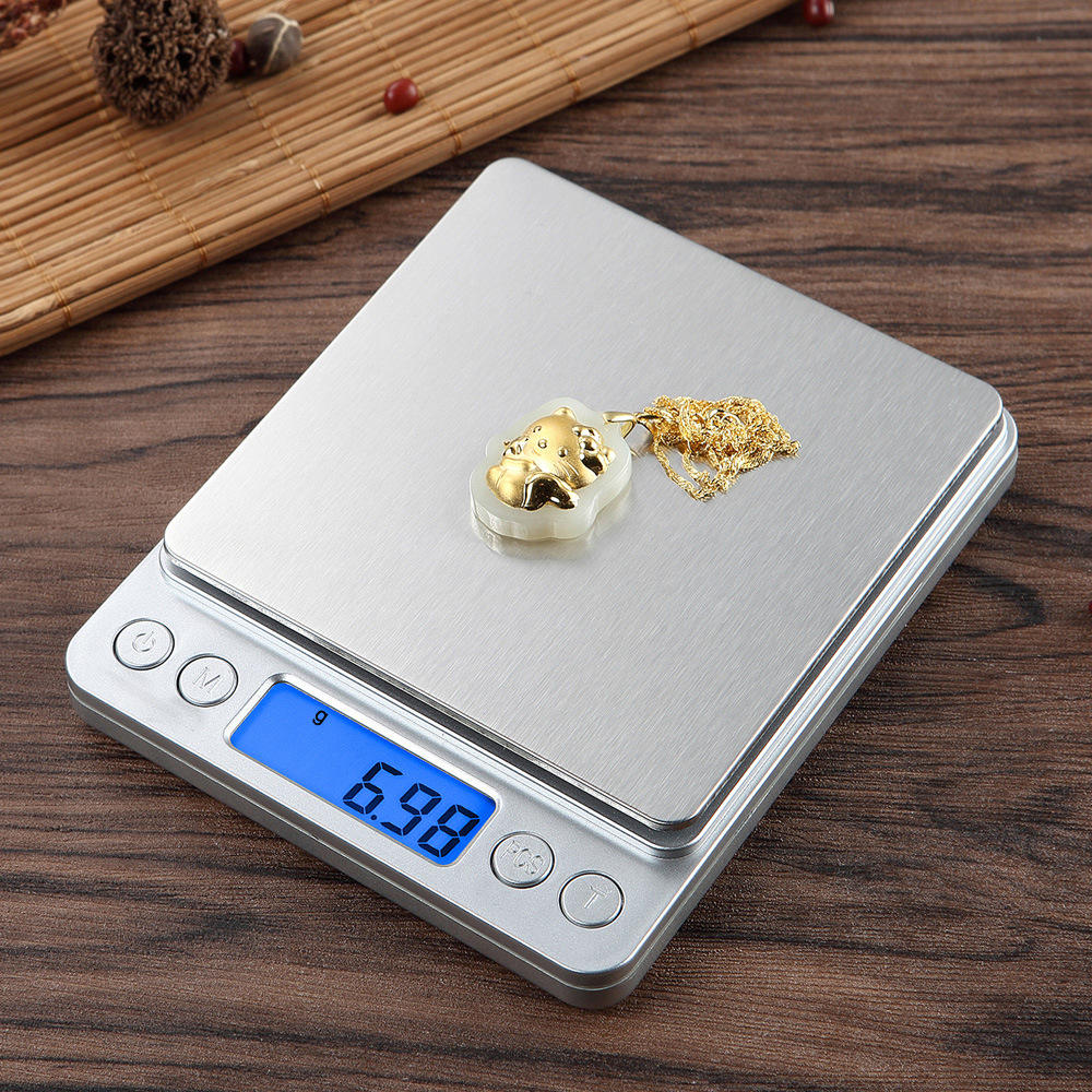 Kitchen Electronics Gadgets - LCD 디지털 보석 저울 3kg 0.1g/500g