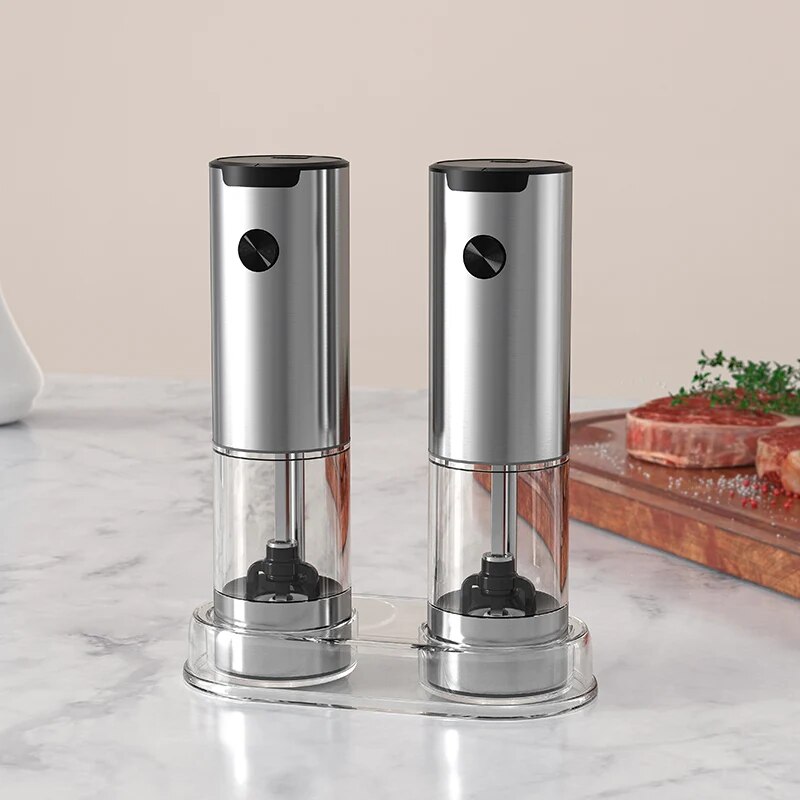 Kitchen Electronics Gadgets - LED 조명이 있는 전기 자동 밀