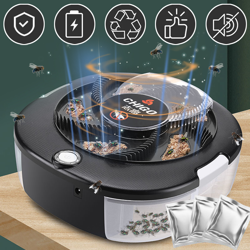 Kitchen Electronics Gadgets - Flycatcher 충전식/USB 전기 플라이 트랩 CHIGO