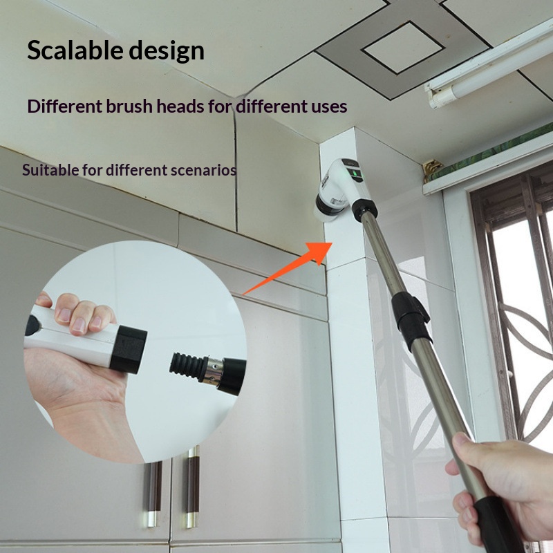 Kitchen Electronics Gadgets - 홈피쉬 무선 회전식 청소 브러쉬, 욕실
