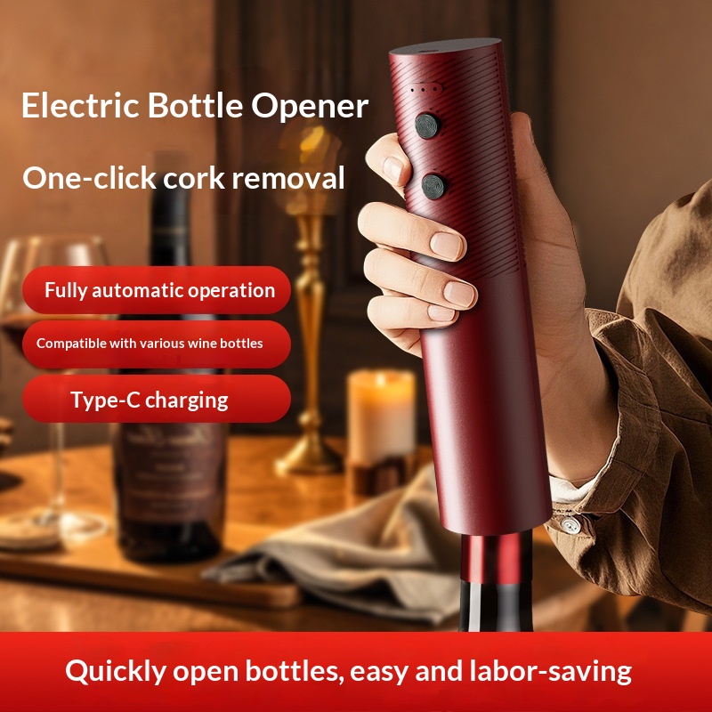 전기 와인 병따개, 충전식 자동 코르크스크류, 원클릭  - Kitchen Electronics Gadgets 리뷰 및 가격