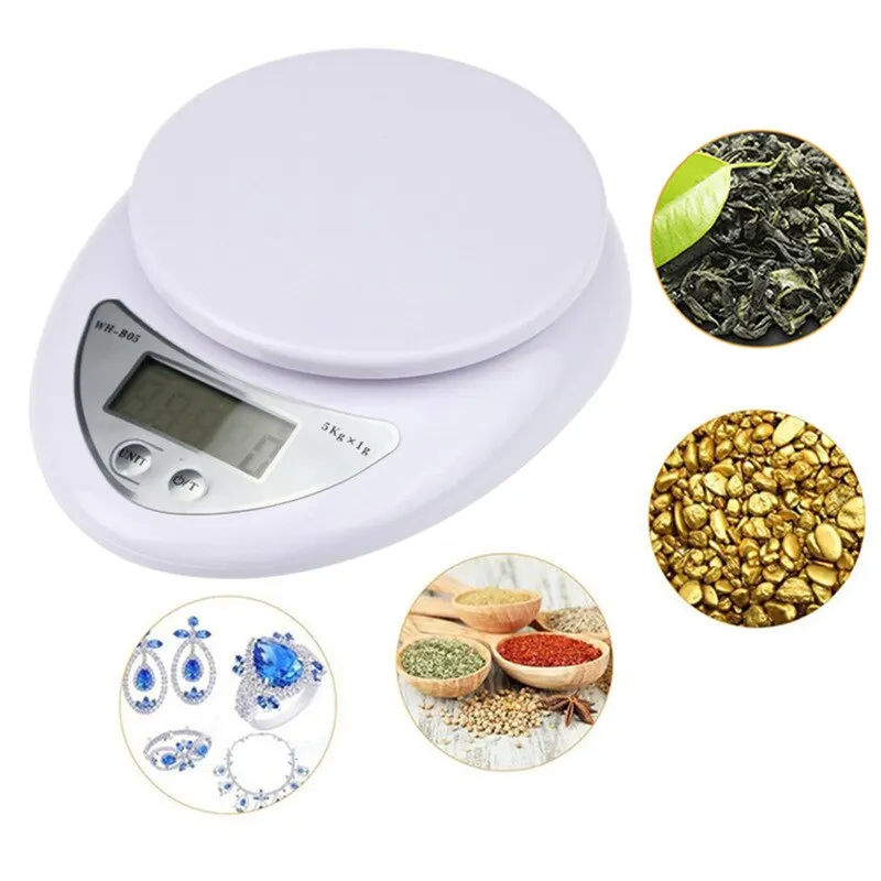 5kg/1g 전자 저울 휴대용 디지털 LED 디스플레이 - Kitchen Electronics Gadgets 리뷰 및 가격
