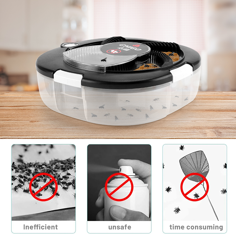 Flycatcher 충전식/USB 전기 플라이 트랩 안 - Kitchen Electronics Gadgets 리뷰 및 가격