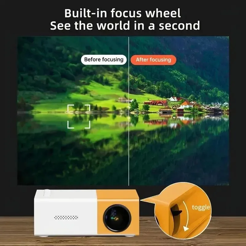 110V-220V 휴대용 TV 프로젝터, 가정용 어린이 - Mini Projector Portable 리뷰 및 가격