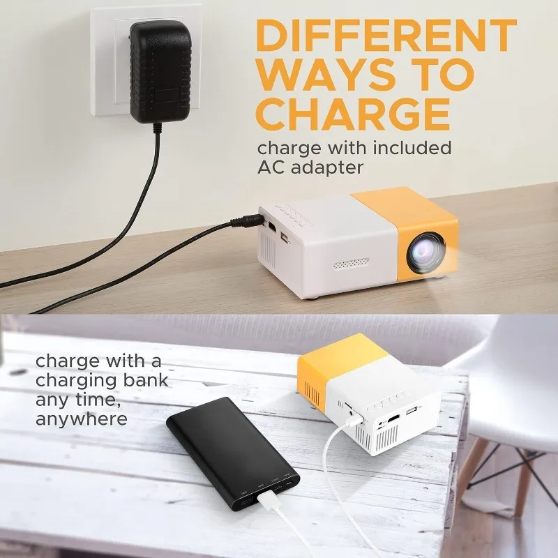 110V-220V 휴대용 TV 프로젝터, 가정용 어린이 - Mini Projector Portable 리뷰 및 가격