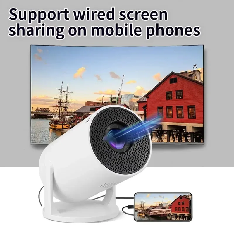 새로운 미니 HY300 프로젝터 4K 안드로이드 11  - Mini Projector Portable 리뷰 및 가격