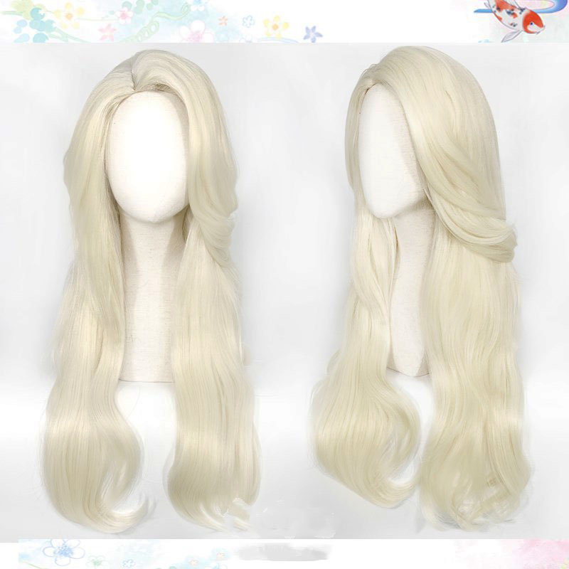 새로운 엘사 코스프레 가발 스노우 아이스 퀸 롱 웨이브 - Elsa Gadget 리뷰 및 가격