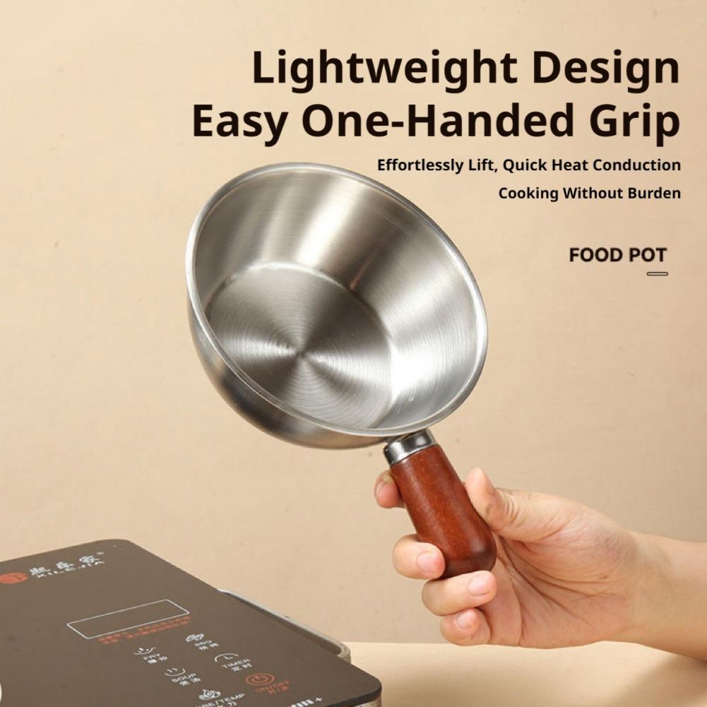 경량 미니 화상방지 냄비 고품질 나무 손잡이 오믈렛 프 - Kitchen Electronics Gadgets 리뷰 및 가격