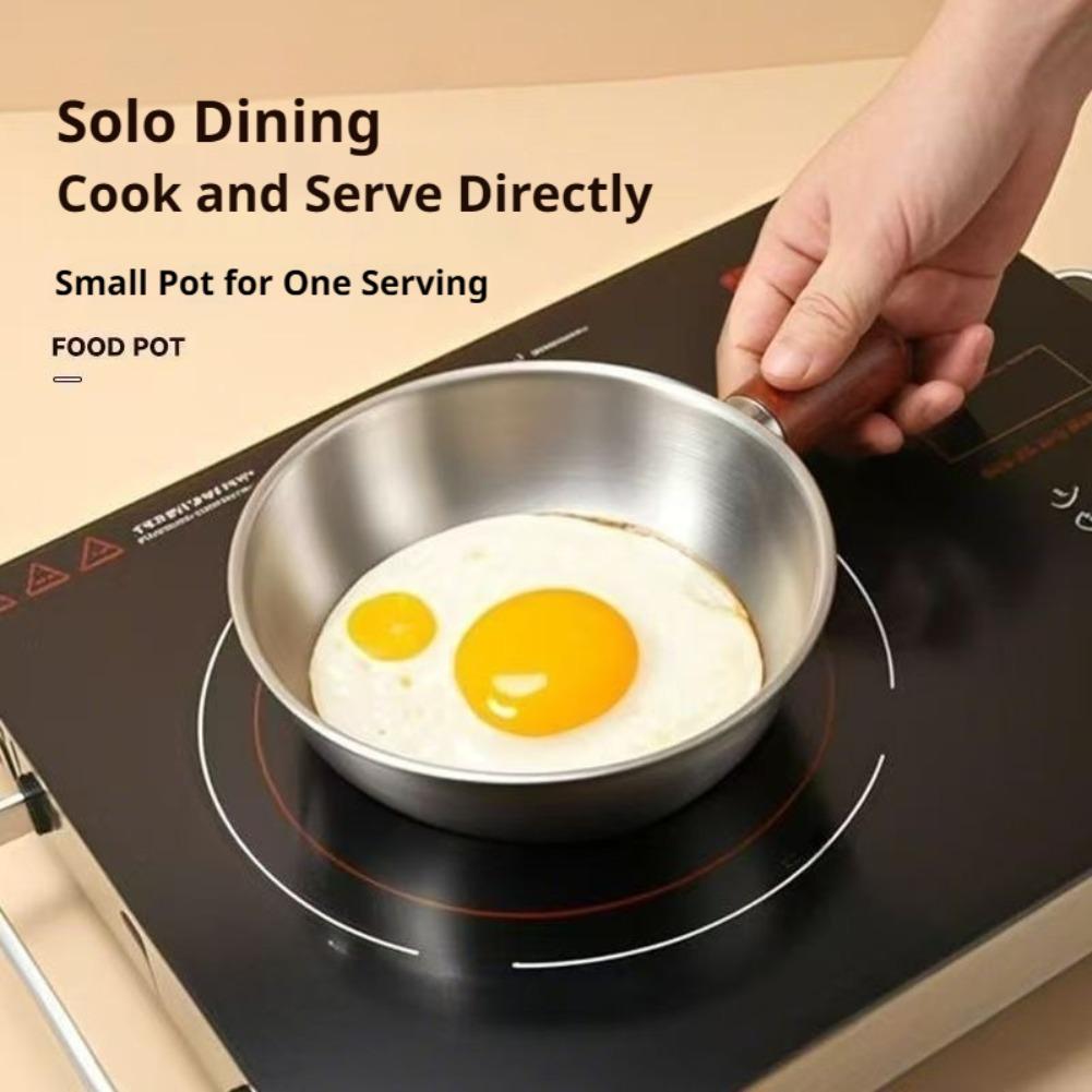 경량 미니 화상방지 냄비 고품질 나무 손잡이 오믈렛 프 - Kitchen Electronics Gadgets 리뷰 및 가격