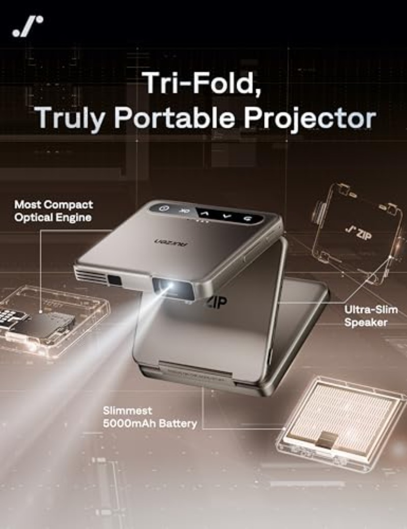 인잠 ZIP 골드 트라이폴드 휴대용 프로젝터 DLP 미 - Mini Projector Portable 리뷰 및 가격