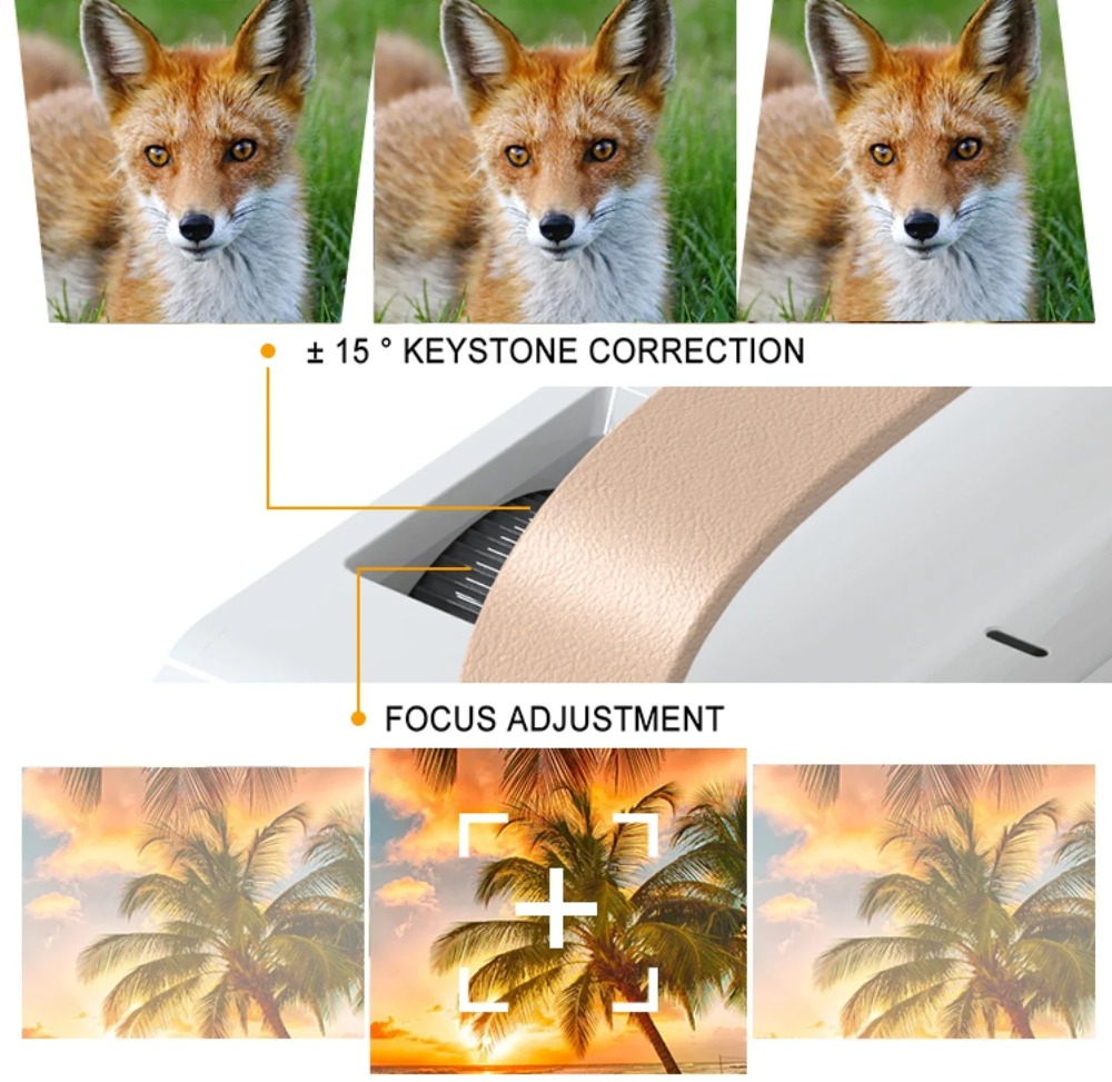 휴대용 스마트 4K 프로젝터 미니 홈 시어터 안드로이드 - Mini Projector Portable 리뷰 및 가격